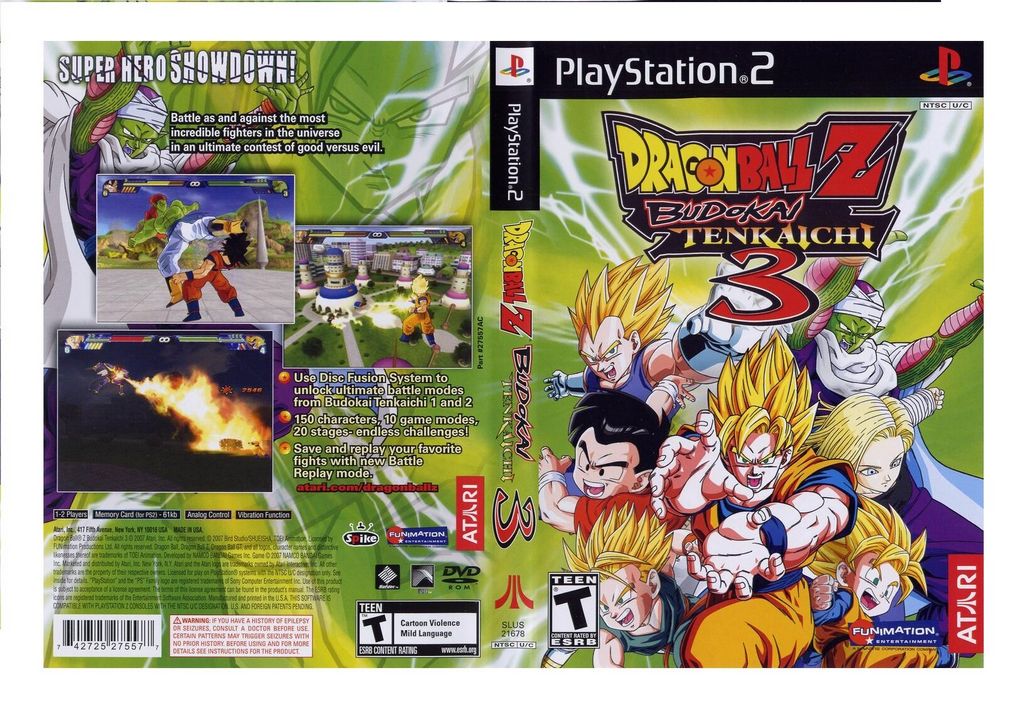 Dragon Sphere Z Budokai 3 PS2 ROM ISO Dragon Sphere Z Budokai 3 PS2 ROM ISO